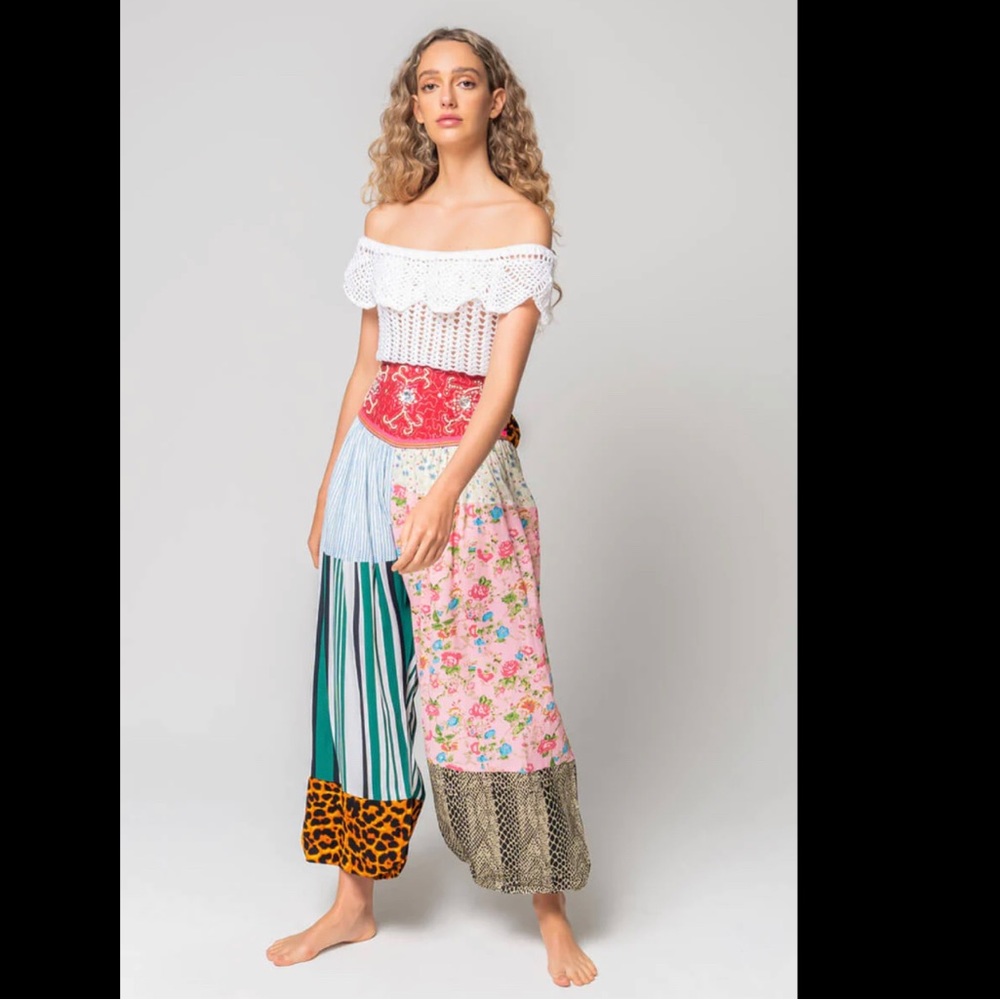 Aladdin patchwork pants